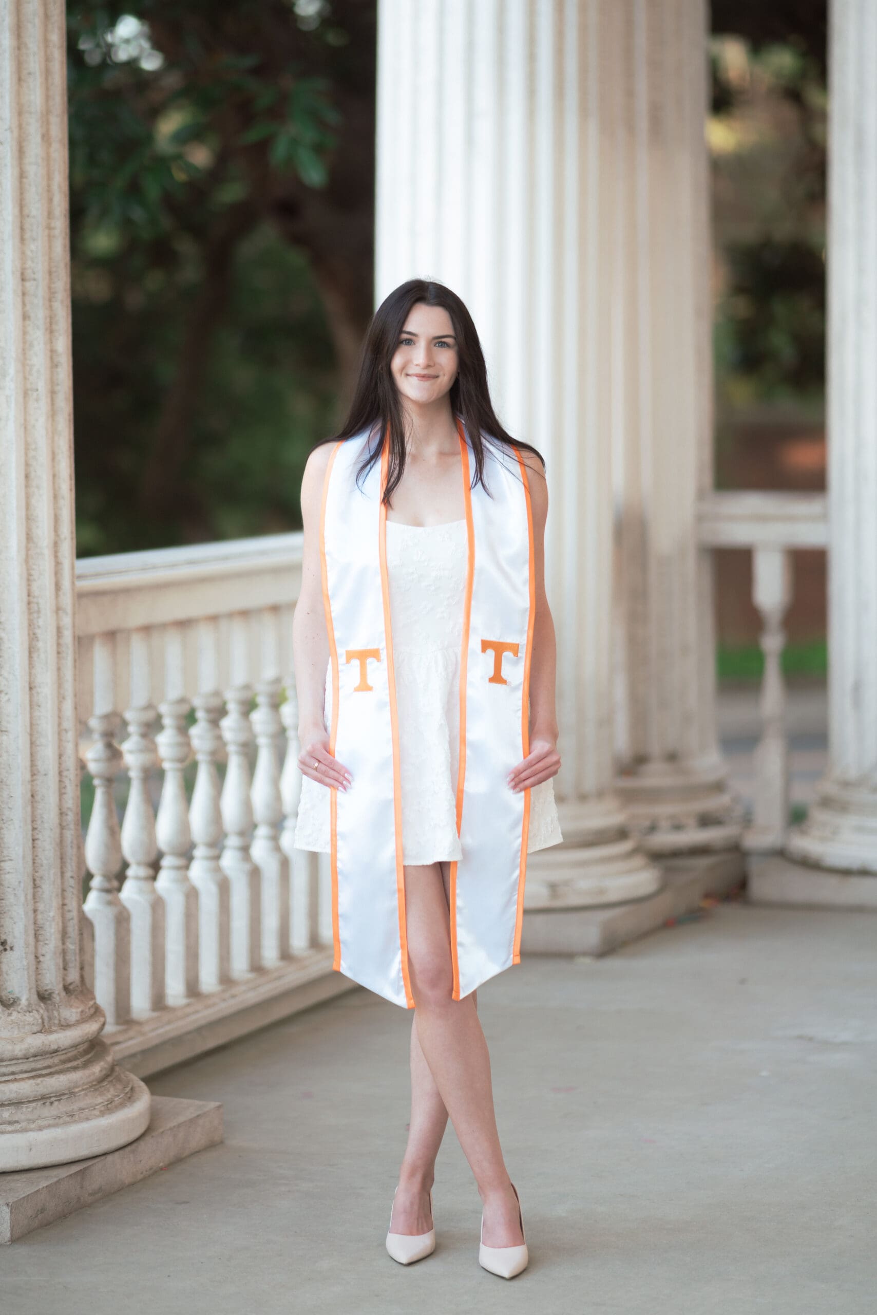 Utk senior graduation photoshoot at university of tennessee