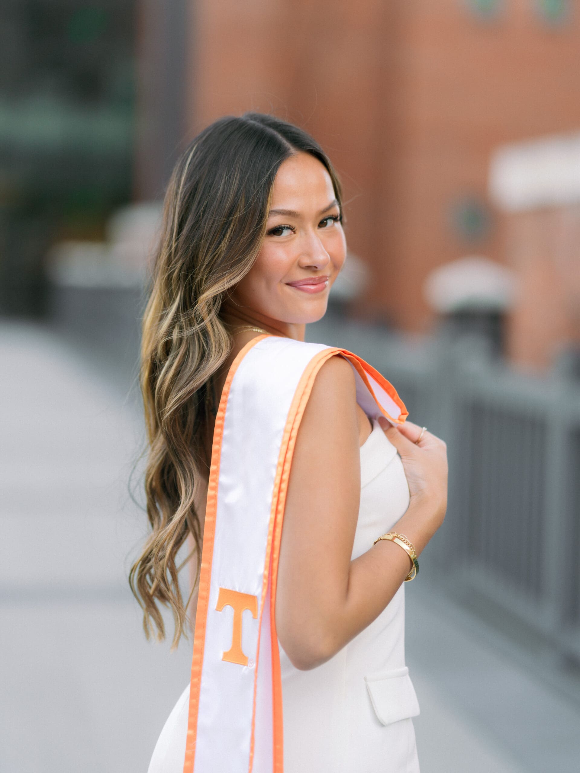 UTK senior photos on the University of Tennessee campus in Knoxville